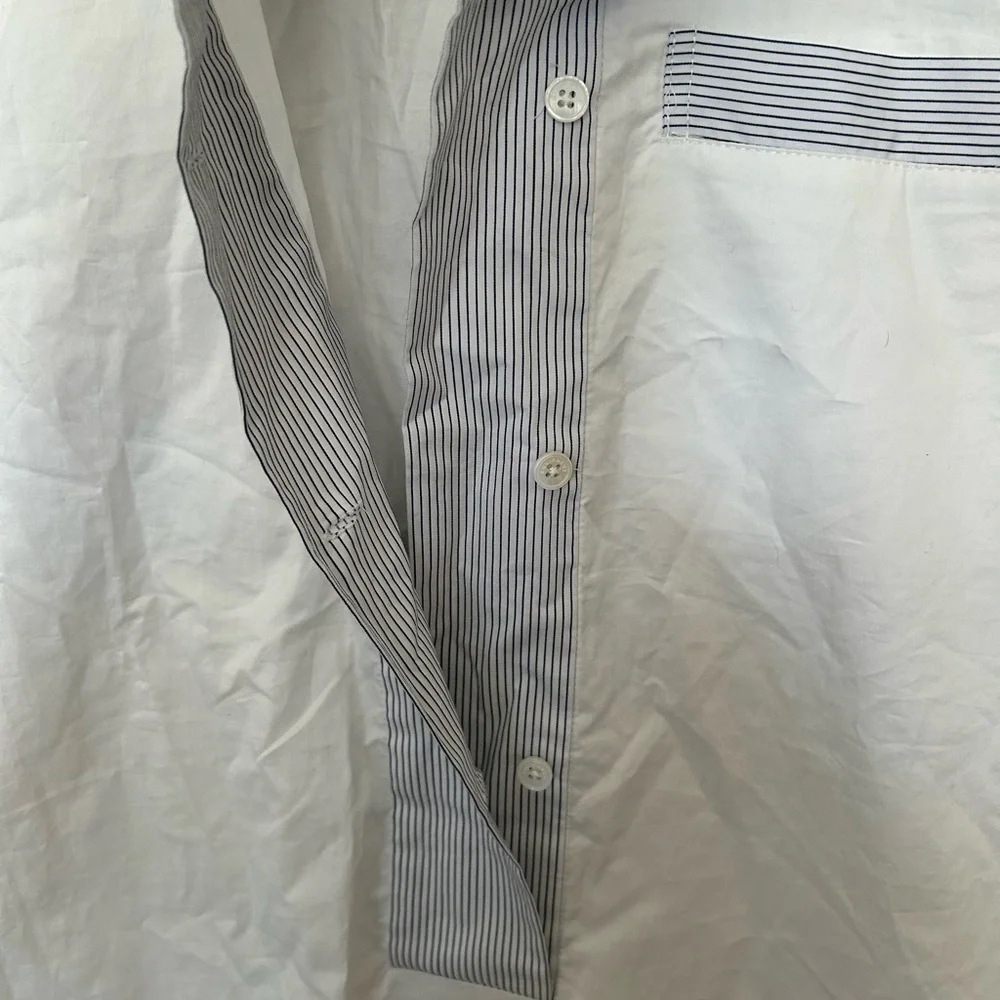 NWT Equipment Bright White Long Sleeve Shirt - Picture 6 of 10